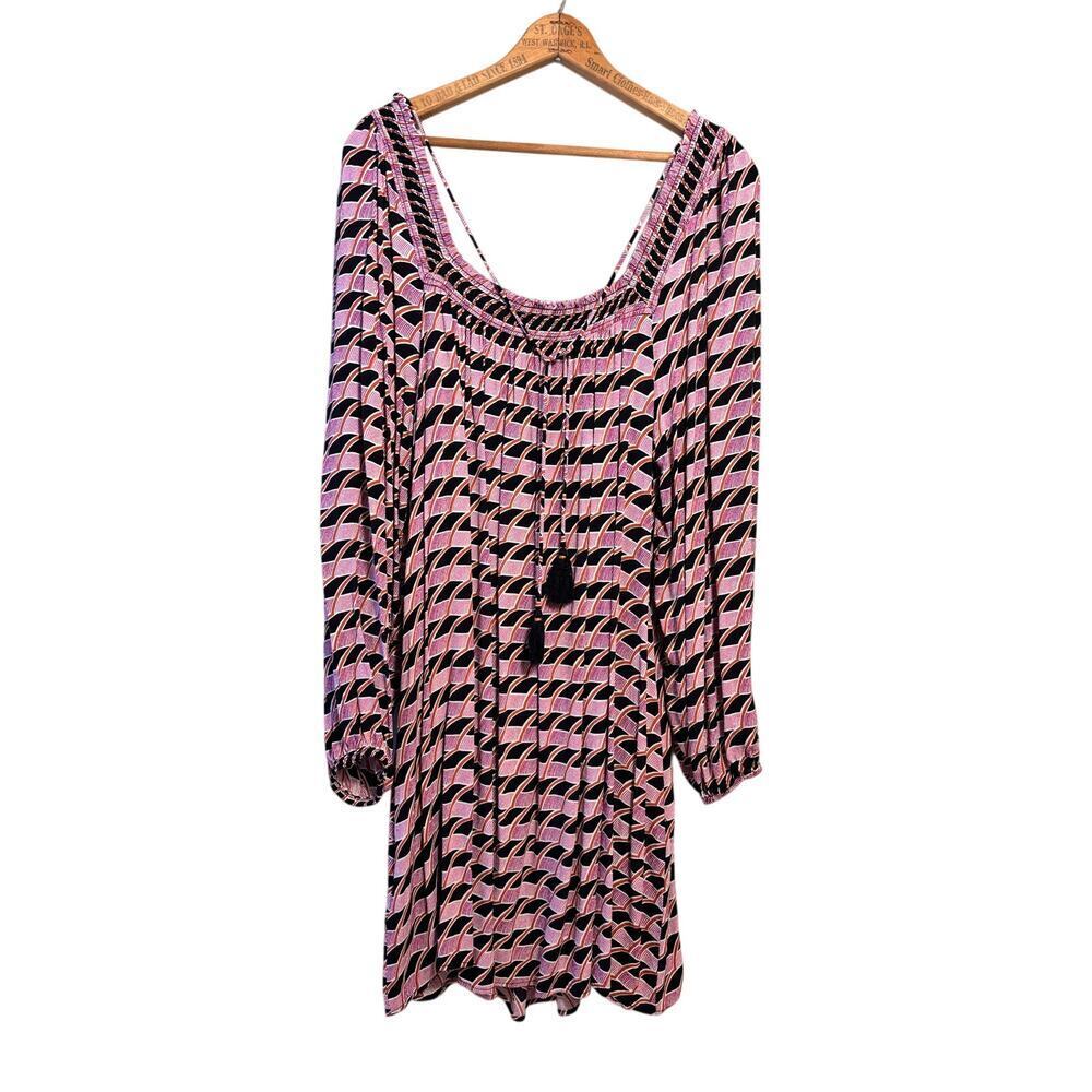 Maeve Anthropologie Geometric Graphic Pattern Dress - Picture 2 of 8